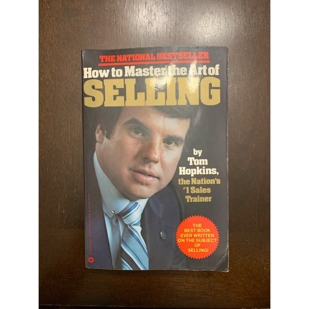 How To Master The Art Of Selling By Tom Hopkins Paperback Book